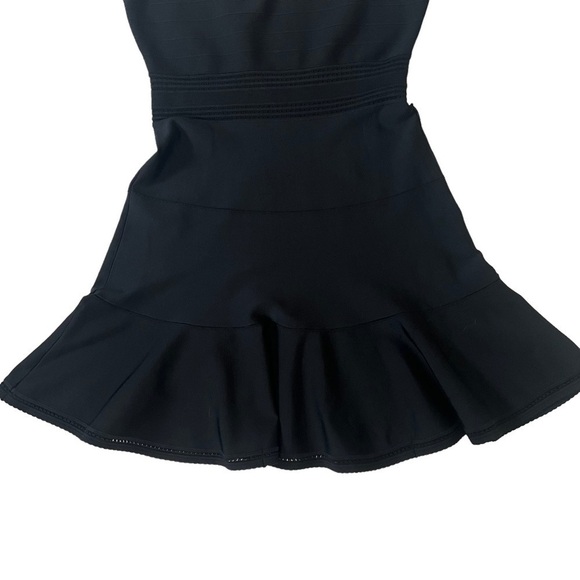 Diane Von Furstenberg DVF Sleeveless Scoop Neck Stretch Black Dress Size Large - Picture 4 of 13